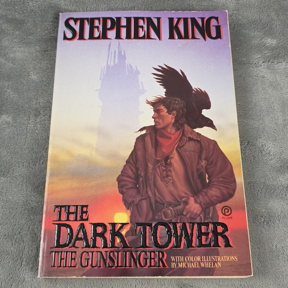 Stephen King The Dark Tower: The Gunslinger Paperback Plume 1989 Illus Whelan‎